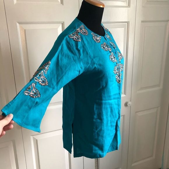 Moksha Women’s Indian Kurti Top - Picture 2 of 8